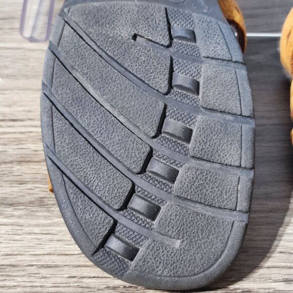 Dr. Scholl's Sandals suede women's size 7 1/2 brown Double Air-pillo insole - Picture 10 of 11